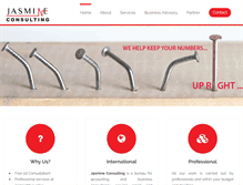 Tablet Screenshot of jasmineconsulting.net
